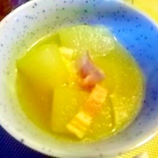 簡単☆冬瓜とベーコンのスープ